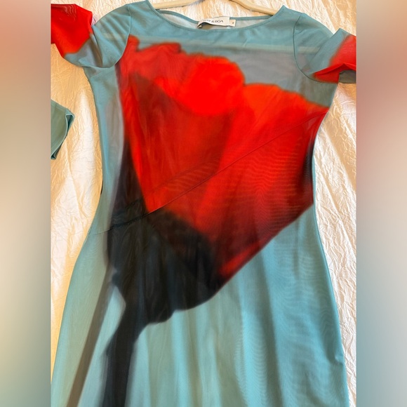 Rat&Boa Santino Multicolor Sheer Dress - Picture 4 of 4